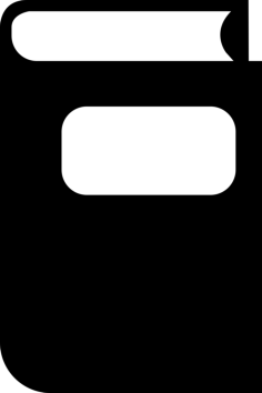Book Gross Black Shape Line Art Svg Vector, Free Vectors File